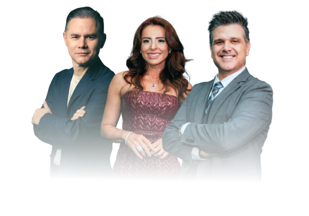 Dr. Domingos Mantelli · Dra. Érica Mantelli · Rogério Magalhães
